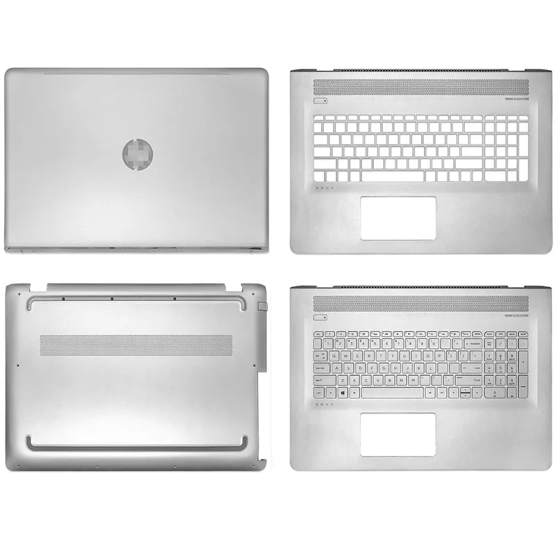 

NEW For HP ENVY X360 17-U M7-U 17T-U Laptop LCD Back Cover Palmrest With Keyboard Bottom Case A B C D Cover Silver