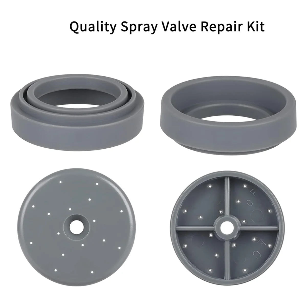 ABNJ 3 Pack Commercial Valve Repair Kit for Most Commercial Sink Pre-Rinse Face Bumper and Screw Repair Part