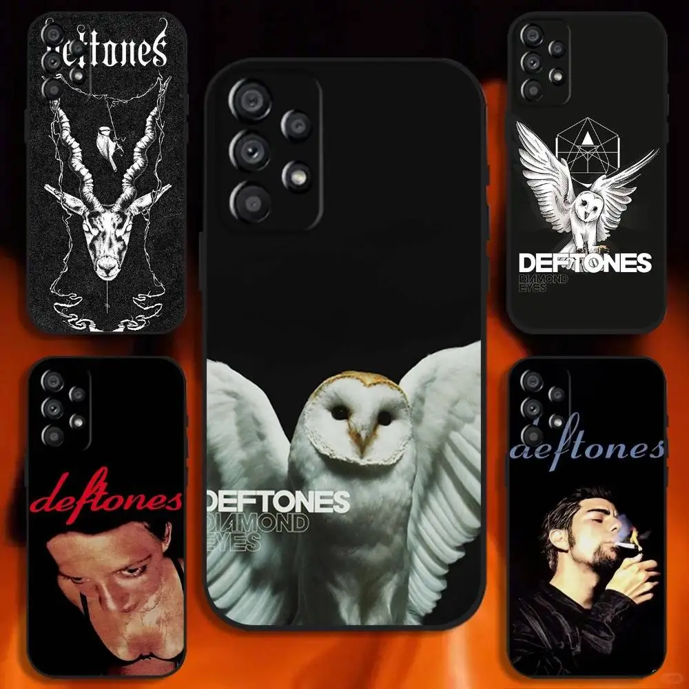 

Band D-Deftones Phone Case For Samsung Galaxy A20,A21s,A22,A31,A32,A52,A53,A72,73,A80 Soft Black Cover