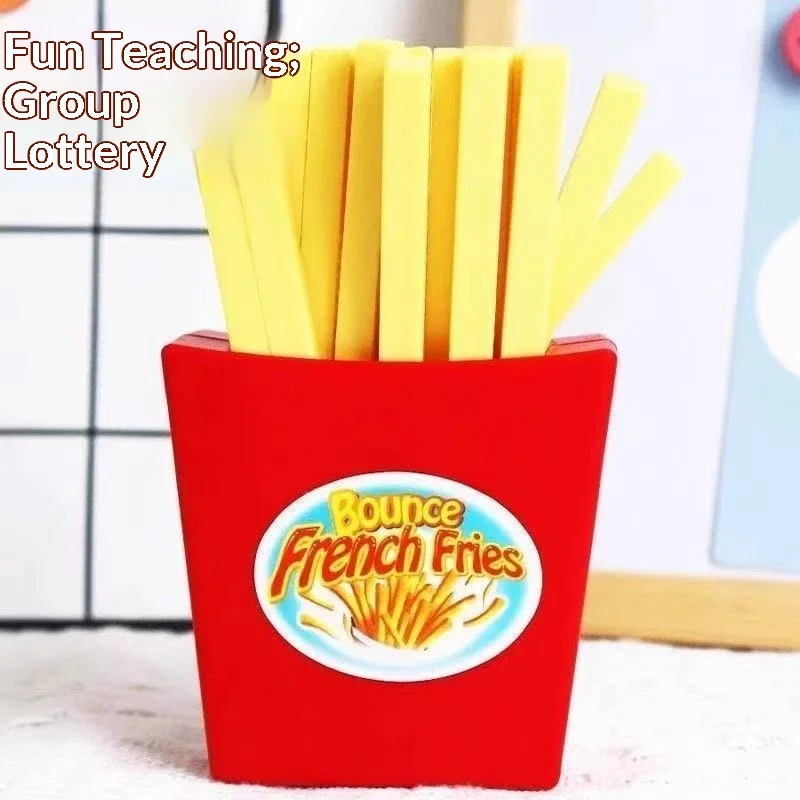 New prank french fries toy, children's creative interactive tabletop game props, lottery, parody toy wholesale