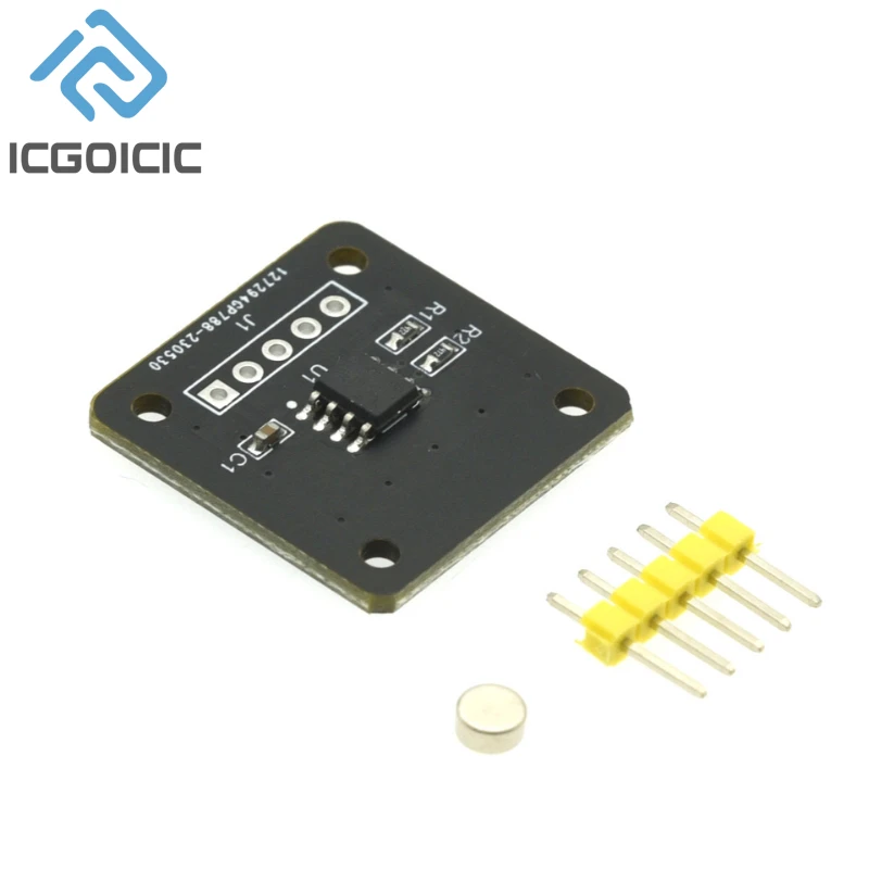 MT6701 Magnetic Encoder Magnetic Induction Angle Measurement Sensor Module 14bit High Precision Replacement AS5600