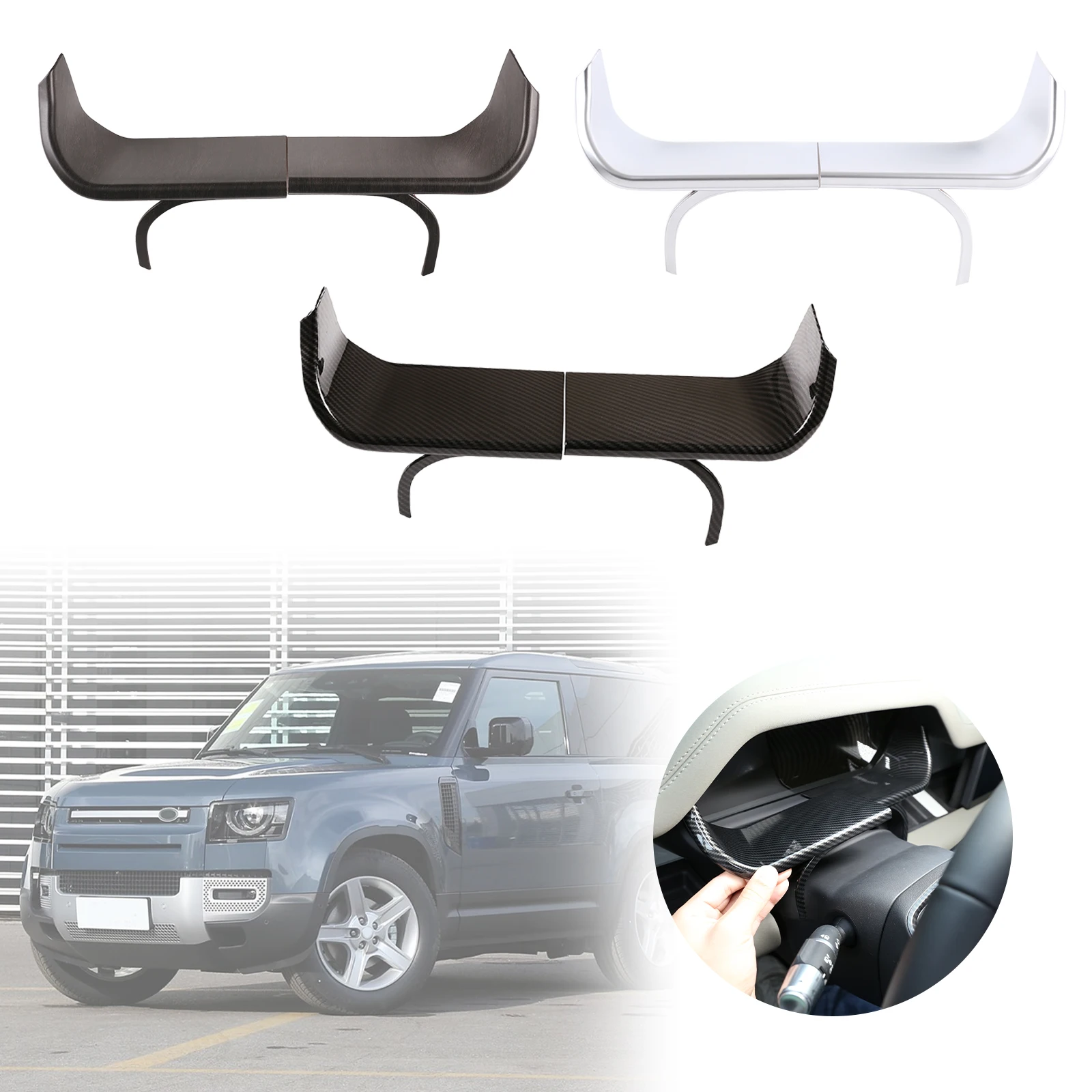 

Стайлинг автомобиля, приборная панель, тахометр, спидометр, панель, рамка, накладка для Land Rover Defender 90 110 130 2020-2023, аксессуары