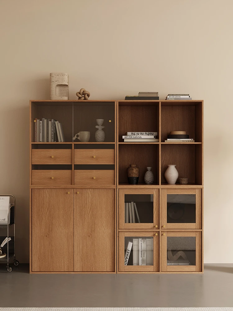 free combination cabinet, modern and simple household storage cabinet, multifunctional bucket cabinet, living room bookshelf