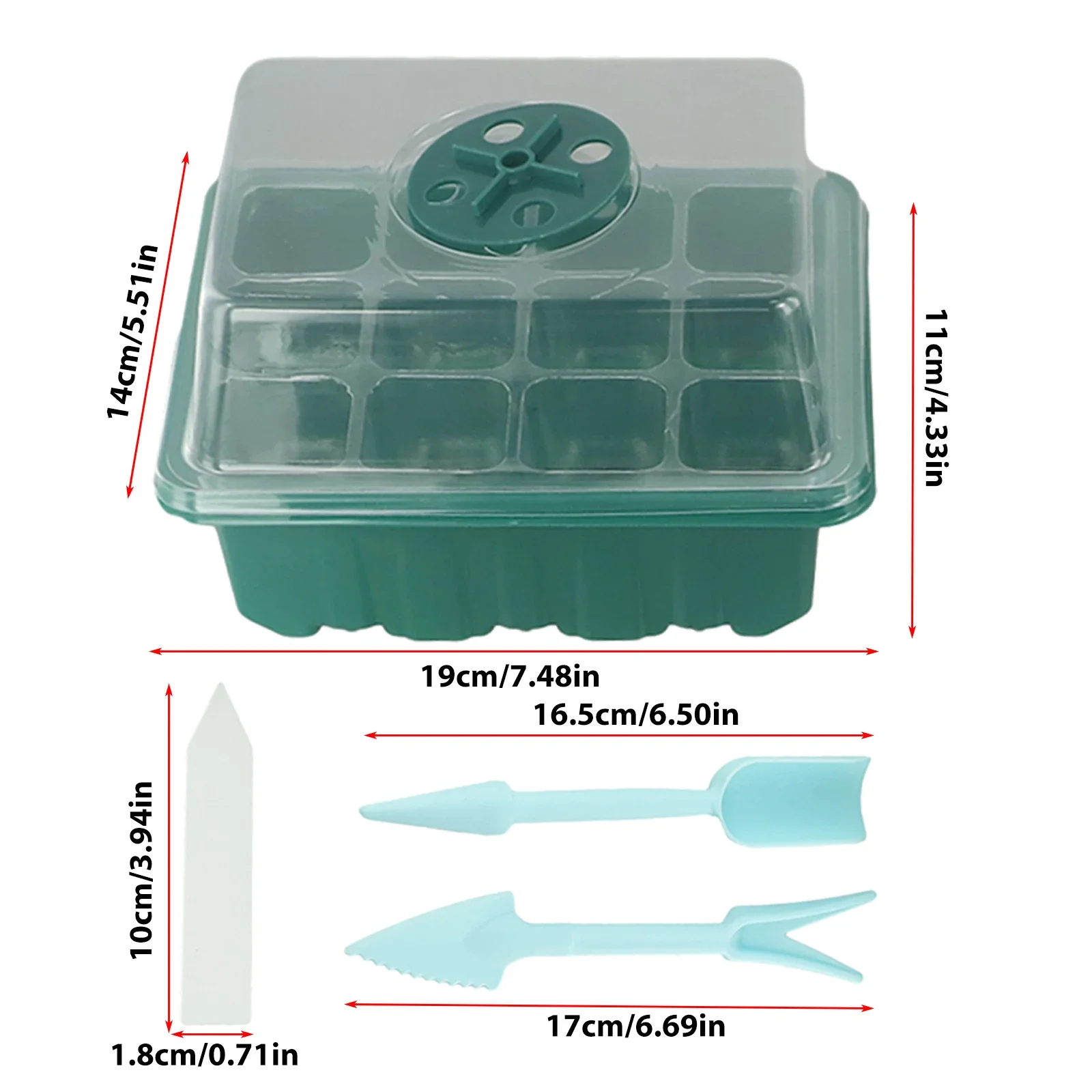 

Practical Brand New Nursery Pots Farm Greenhouse Herbs Indoor Label Compartments Courtyard Eggplant For Potatoes