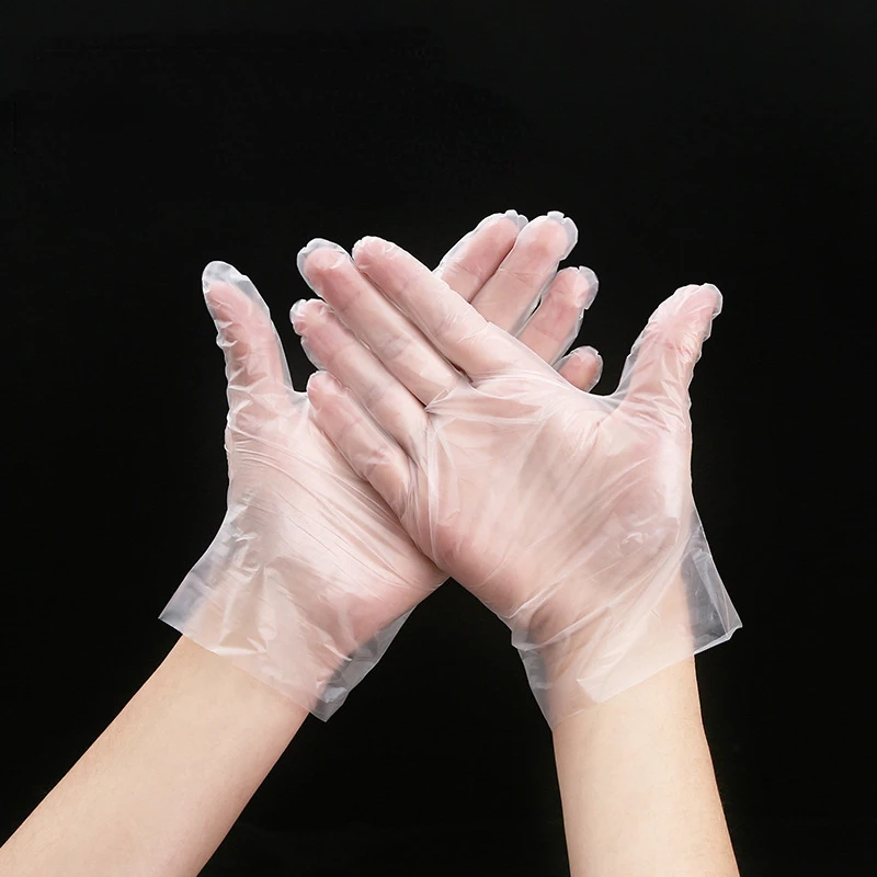 

Gloves Removable Food Catering Plastic Film Household Transparent Thickening Durable Boxed