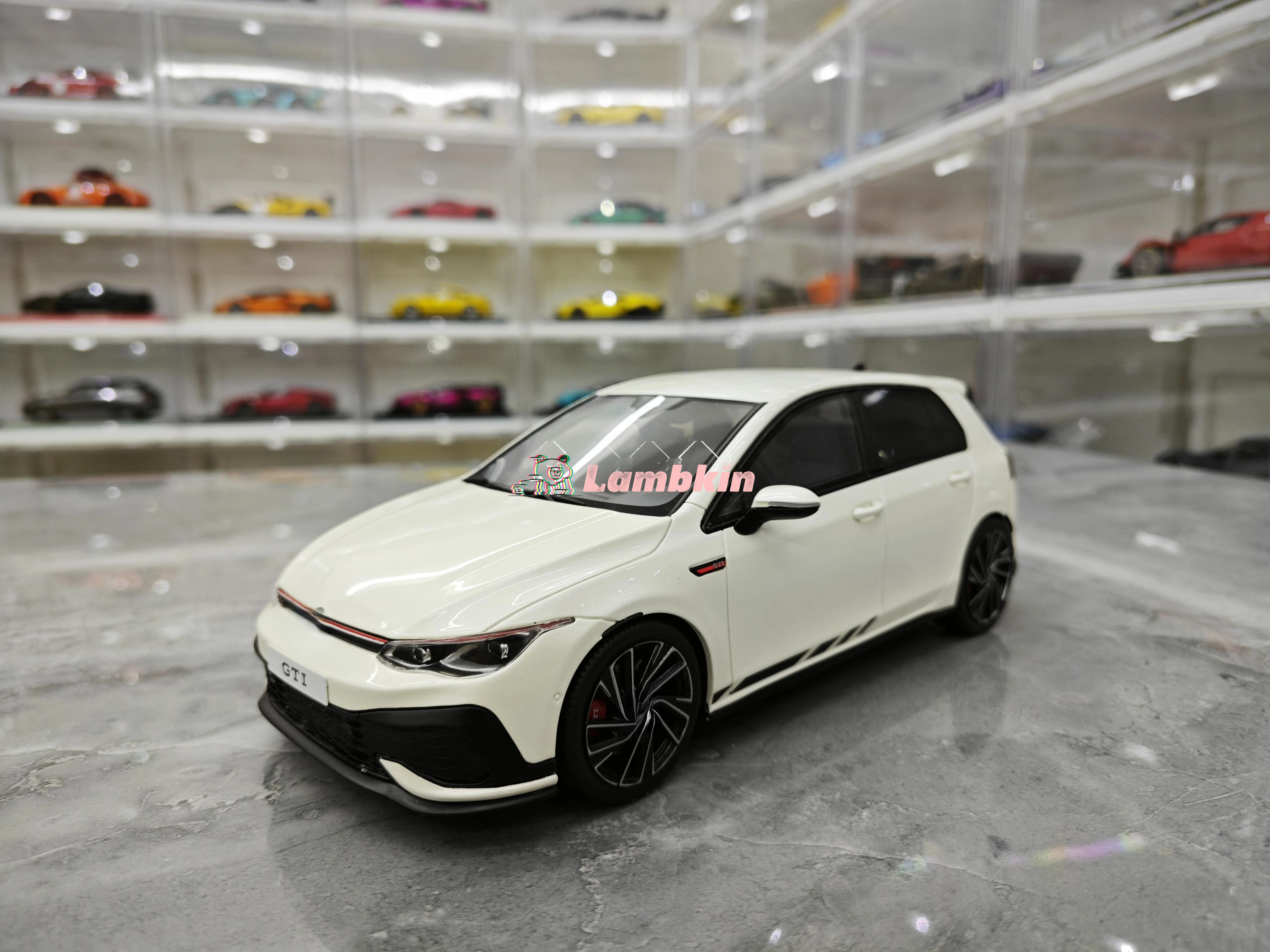 OTTO 1:18 For VW GOLF VIII GTI simulation car model collectible gift man toy small steel cannon