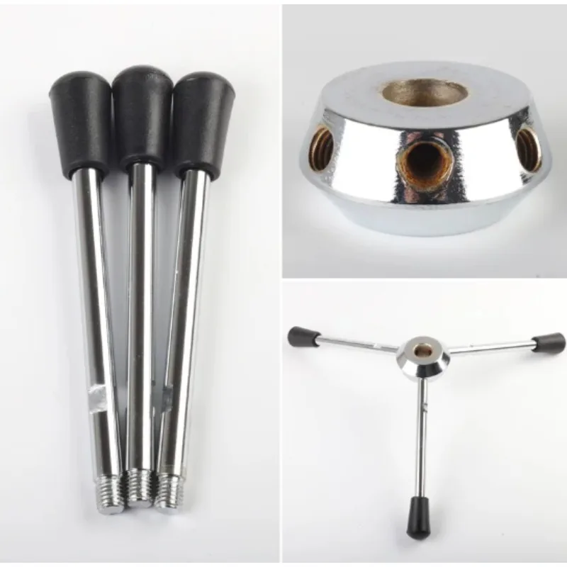 Bench Drill Handle Base‑Rod Assembly Set, M12 Thread Replacement Spare Part for Z512 Z4116 Drill Press