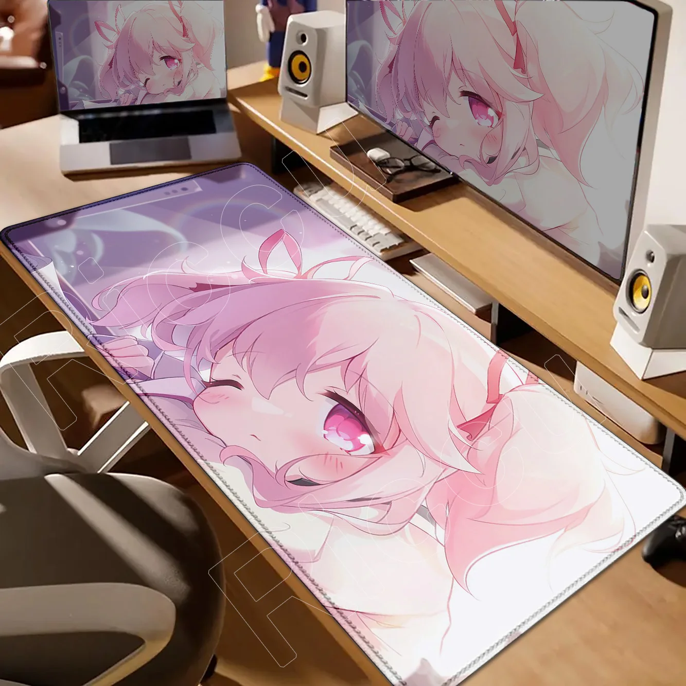 Novo super bonito bonito anime menina tapete de mesa estender almofada de borracha mousepad madoka anime antiderrapante jogo de escritório menina mágica mouse pad
