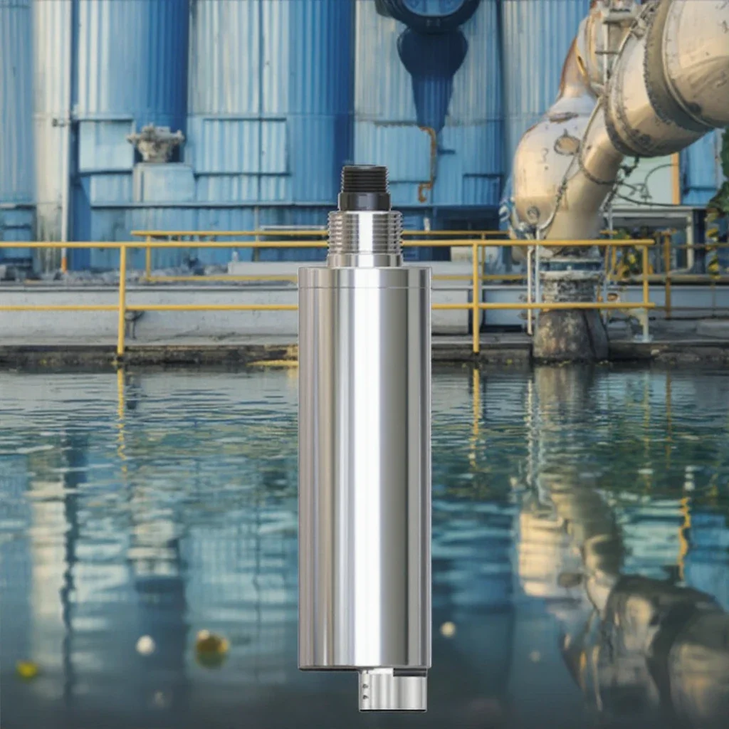 Total Suspended Solid (TSS) MLSS Sensor Probe with RS485 & 4-20mA Output Stainless Steel IP68 OEM for Water Treatment