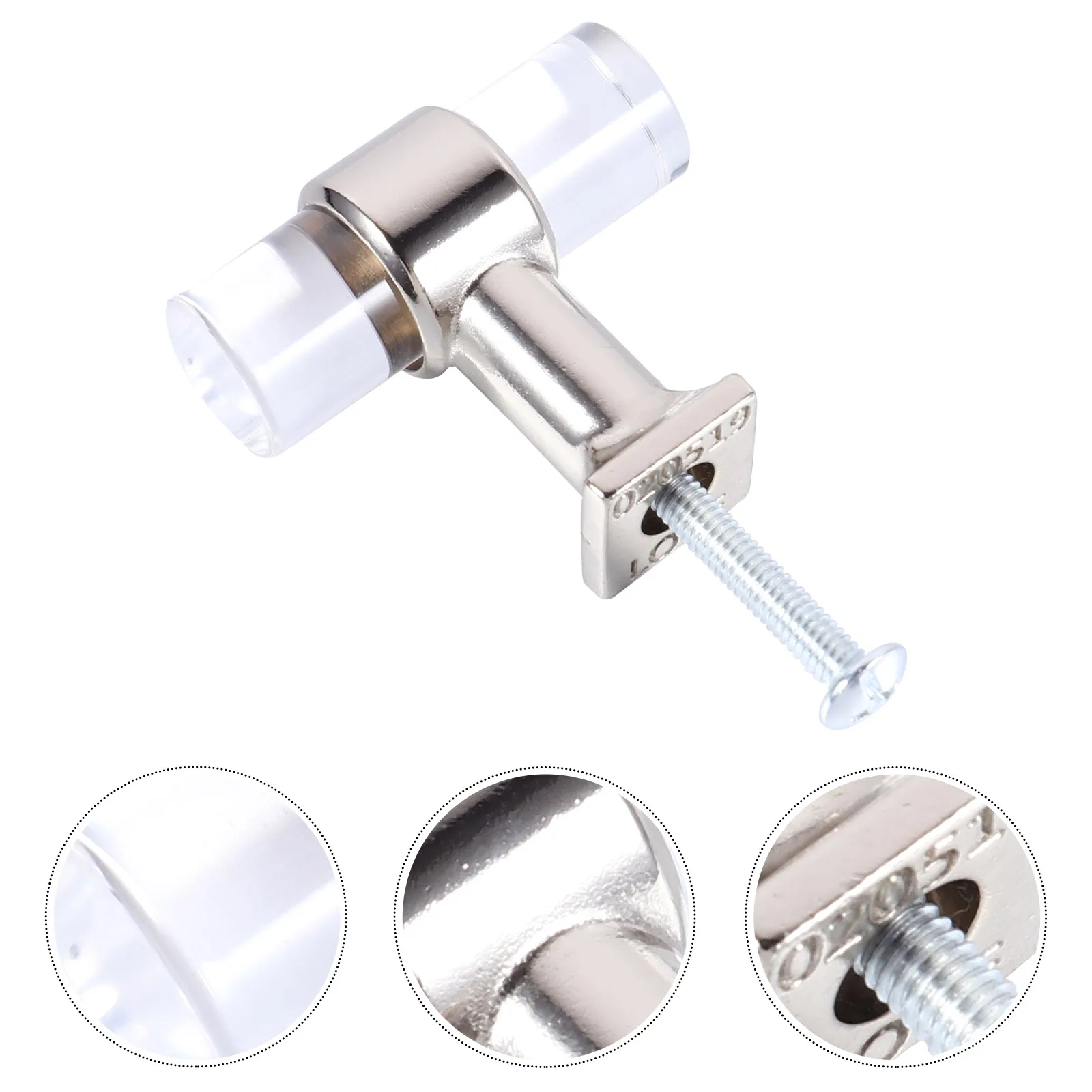 

6Pcs Transparent Door Pull Vintage Door Pull Knobs for Drawer Cabinet Dresser Acrylic H les Knob Cabinet Furniture Hardware