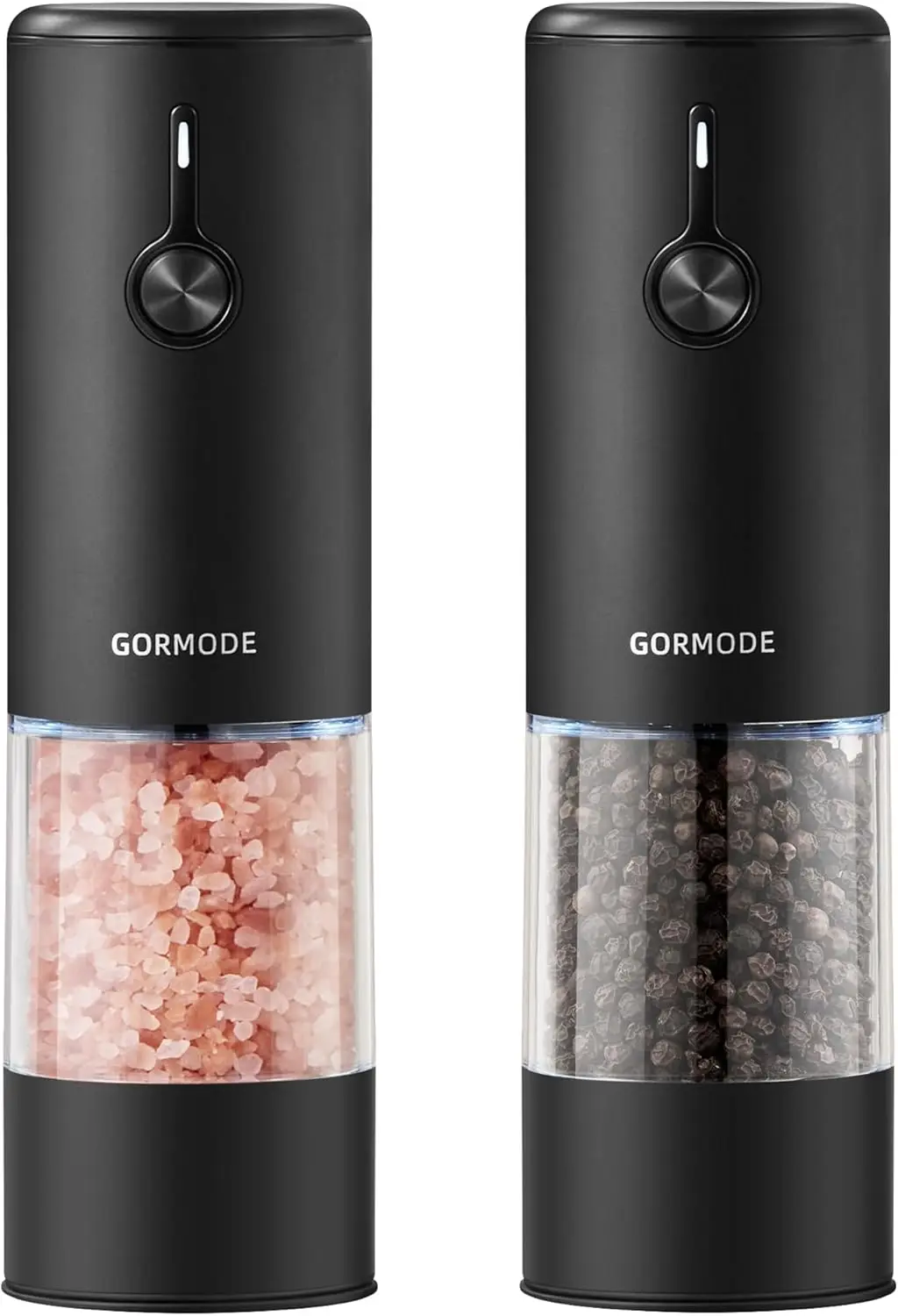

Rechargeable Stainless Steel Salt & Pepper Grinder Set with LED Light, 6 Modes, USB-C Charging - 2 Pack Kitchen Tool