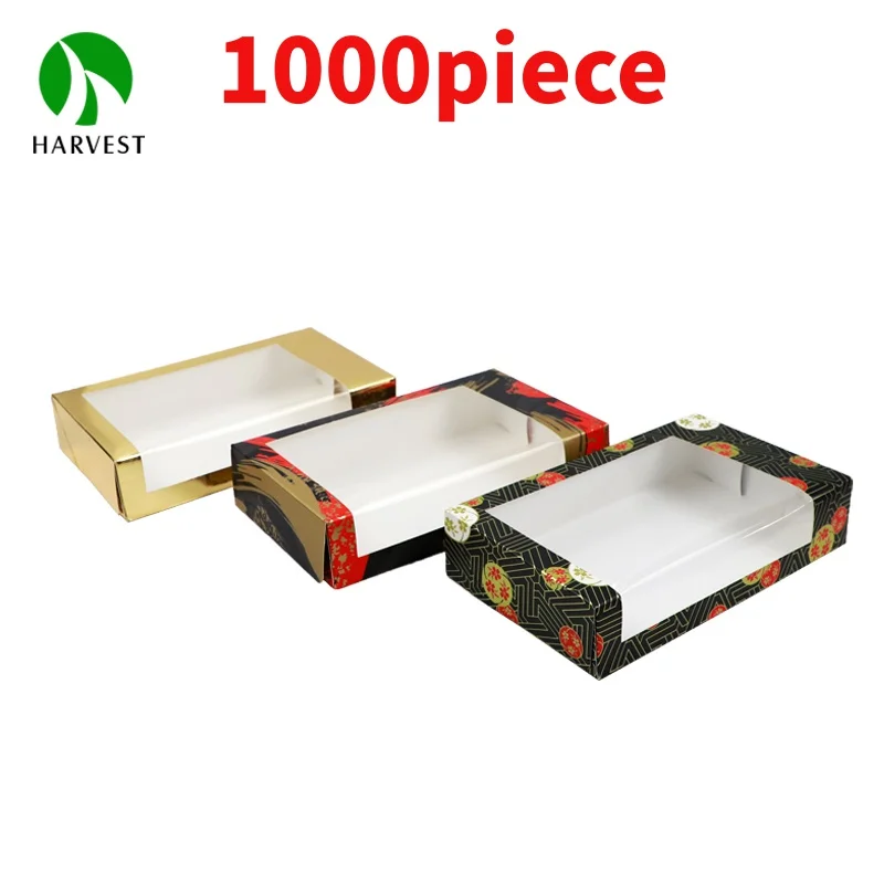 10 00piece.Custom.Custom to go boxes restaurant take out kraft paper food packaging box with transparent window