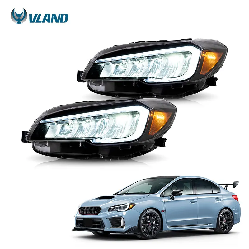 

VLAND Factory LED Headlights 2015-2021 Others Car Light Accessories Auto Lighting Systems Parts Sequential for Subaru WRX STI