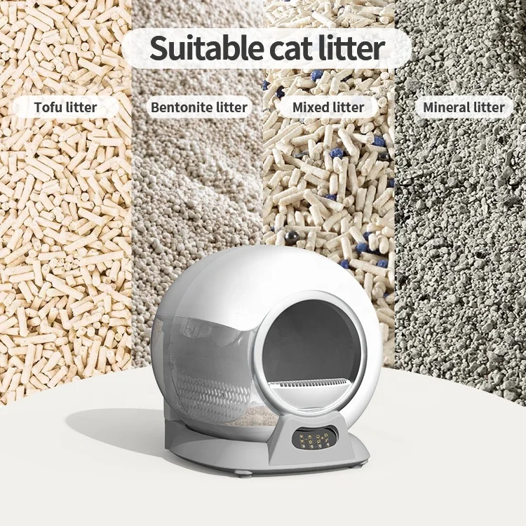 

APP Control Intelligent Self Cleaning Cat Toilet Automatic Smart Box for Cats