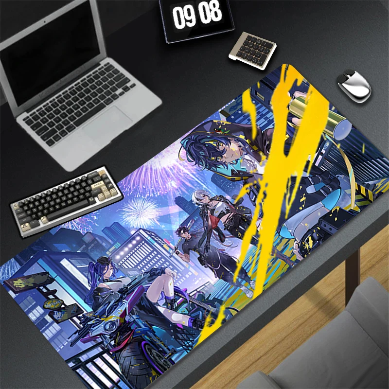 Pattern Gaming Accessories HD Mousepad Office PC Mouse Pad G-genshin Impact Kinich Keyboard Pad Desk Decoracion Anime Desk Mat