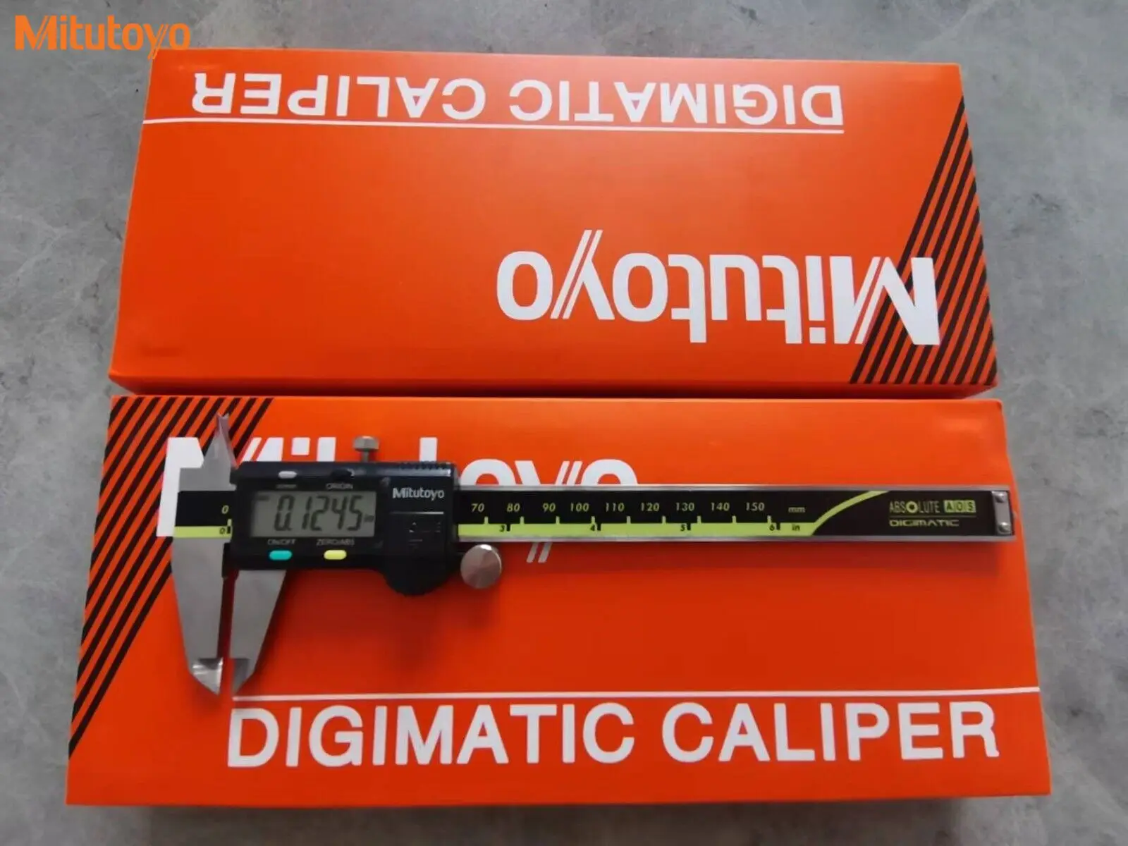 

Mitutoyo Digital Caliper Standard 500-196-30 0-150mm 0-6 Absolute AOS Digimatic Digital Caliper Stainless Steel