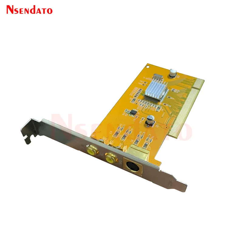 878A PCIE Express Capture Card 2 Port AV SVHS PCI-E Express Video Capture Acquisition Card