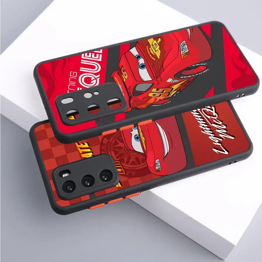 Disney Lightning McQueen Cool Phone Case for Xiaomi Poco X3 Pro M3 M5 M5s X3 NFC X4 GT X5 Pro C40 F3 C50 C51 Back Matte Cover