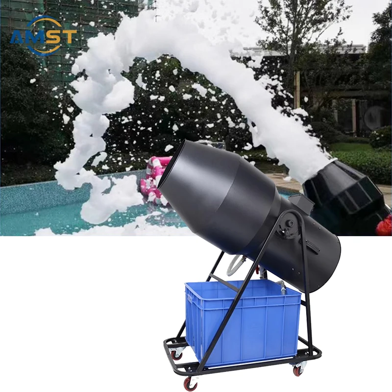 2000W Foam Machine Cannon Stage Effect Equipment Projector Event Holiday Party DJ For Kids Swimming Pool Summer Injection