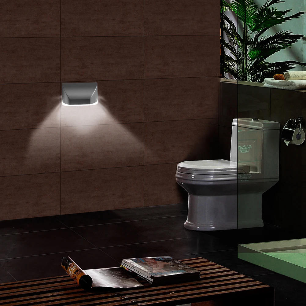 Versatilità LED Luce di rilevamento della serratura intelligente Luce di rilevamento del corpo umano a infrarossi controllata Luce per WC o armadietto