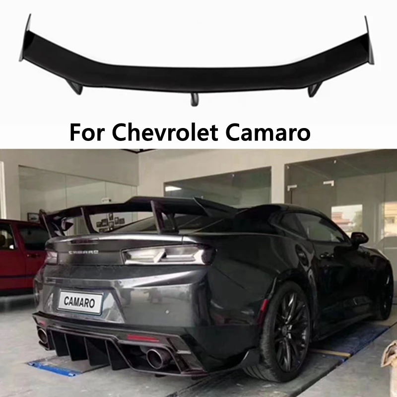 For Chevrolet Camaro 2016-2019 ZLE Style Black Rear Spoiler Trunk Wing