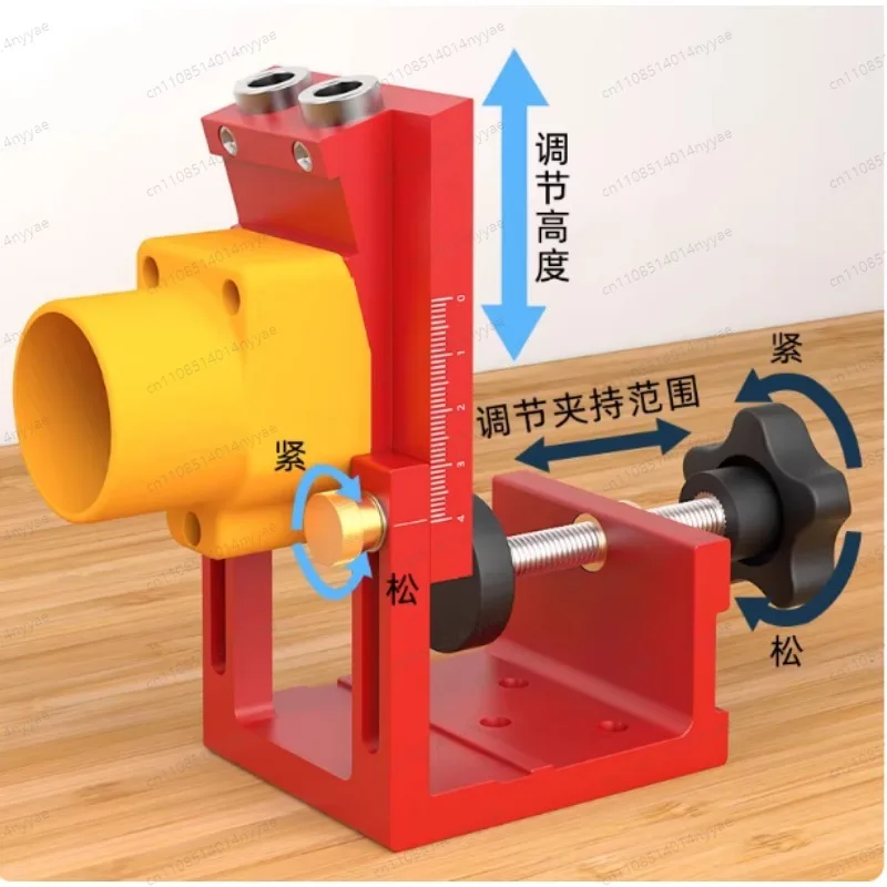 Slant Hole Drilling Locator, Aluminum Alloy Woodworking Oblique Punch Locator Suitable For Different Wood And Different Angles