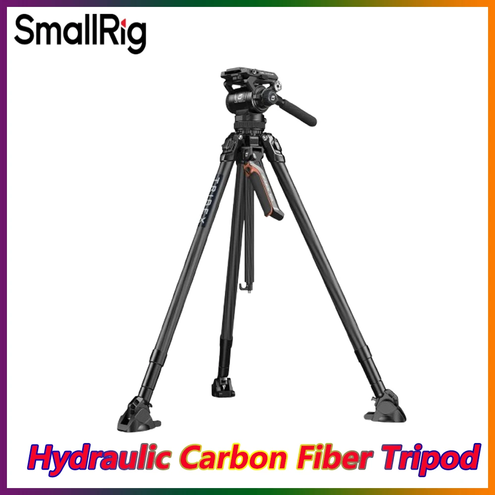 SmallRig x Potato Jet Tribex Hydraulic Carbon Fiber Tripod Kit for Outdoor Videography Professional Camera Tripod 4259