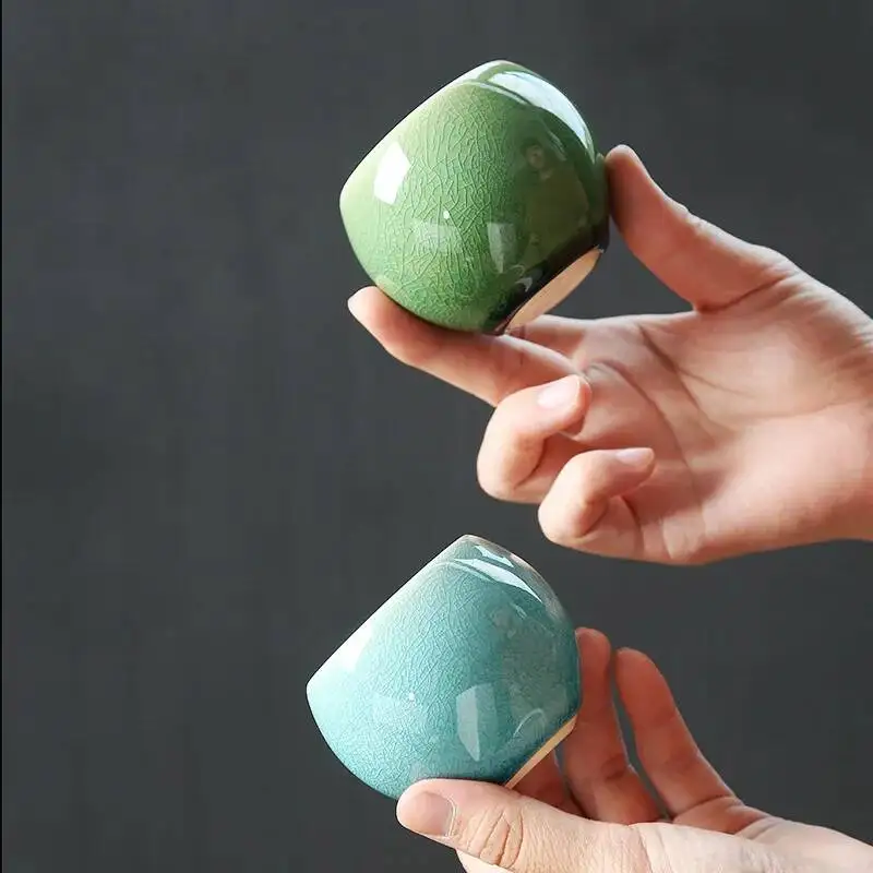Jade Ice Glaze Longquan Ice Crack  Master Tea Cup