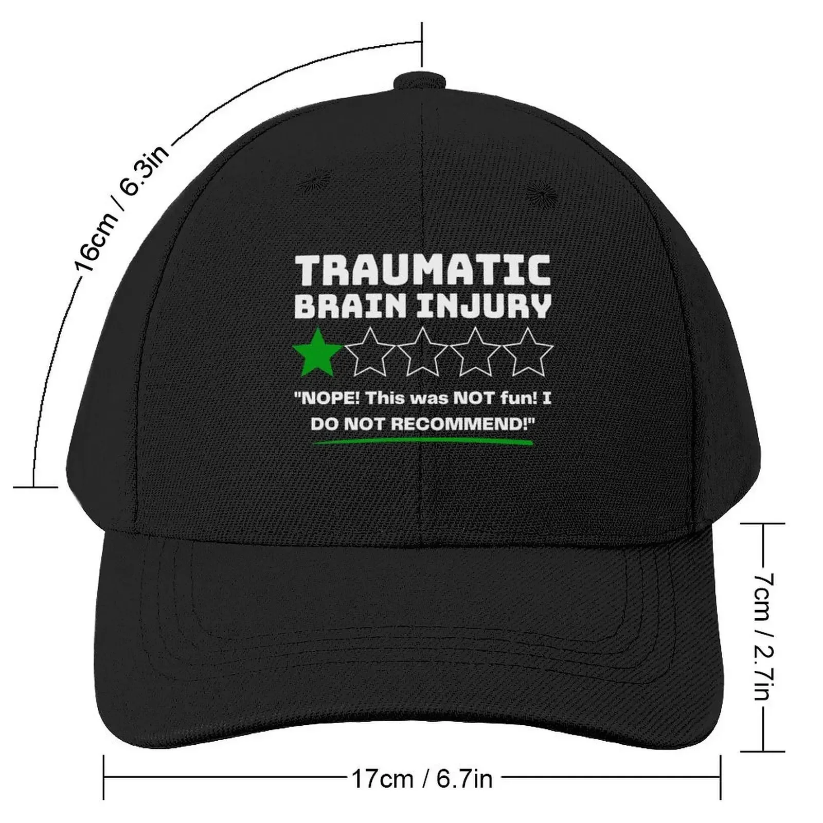 An Honest Review On Surviving A Traumatic Brain Injury Baseball Cap Golf Hat Vintage Hats Woman Men's