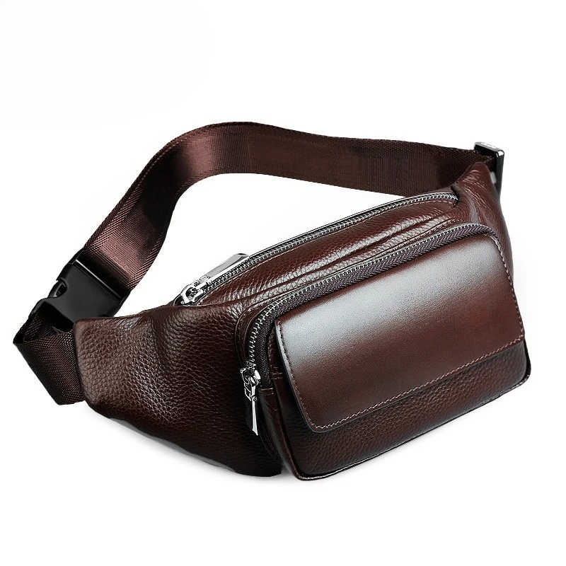 New Men's Mini Fanny Pack Men's Shoulder Crossbody Casual Retro Bag