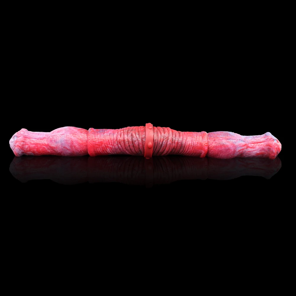 Doppelköpfiger Pferdedildo Mit Zwei Knoten Für Analstimulation_voghion.com