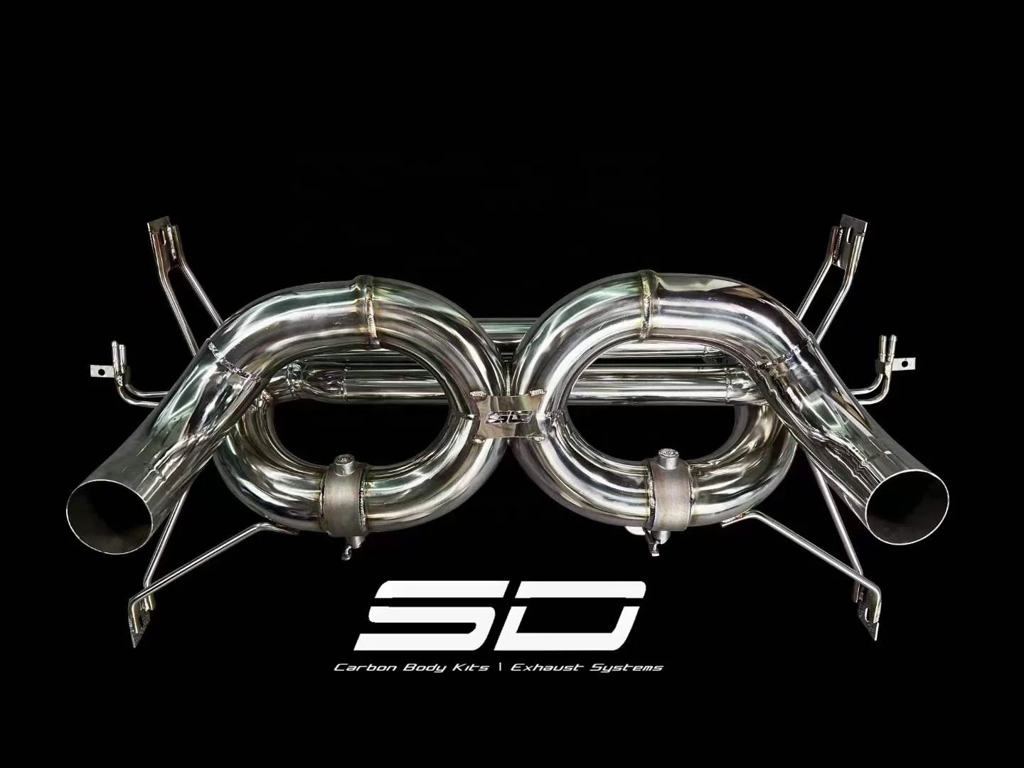 Perfect Upgrade Orginal SD Style Stainless Steel Titanium Alloy Exhaust for Lambor EVO
