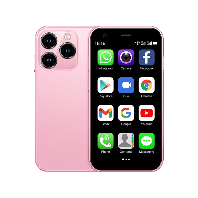 SERVO 15SE Mini Smartphone 3G WCDMA Android Systeem WiFi Hotspot Play Store 3.0 "Display Kleine Palm Smartphones Dual SIM Standby - afbeelding 1