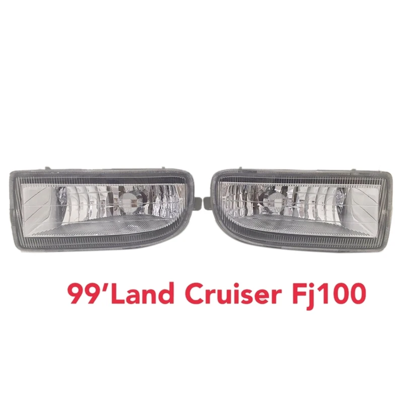 Fog Lights Lamp For Toyota Land Cruiser 100 LC100 FJ100 1998-2007 Foglights Driving Lamp Lens 8122160042 8121160122