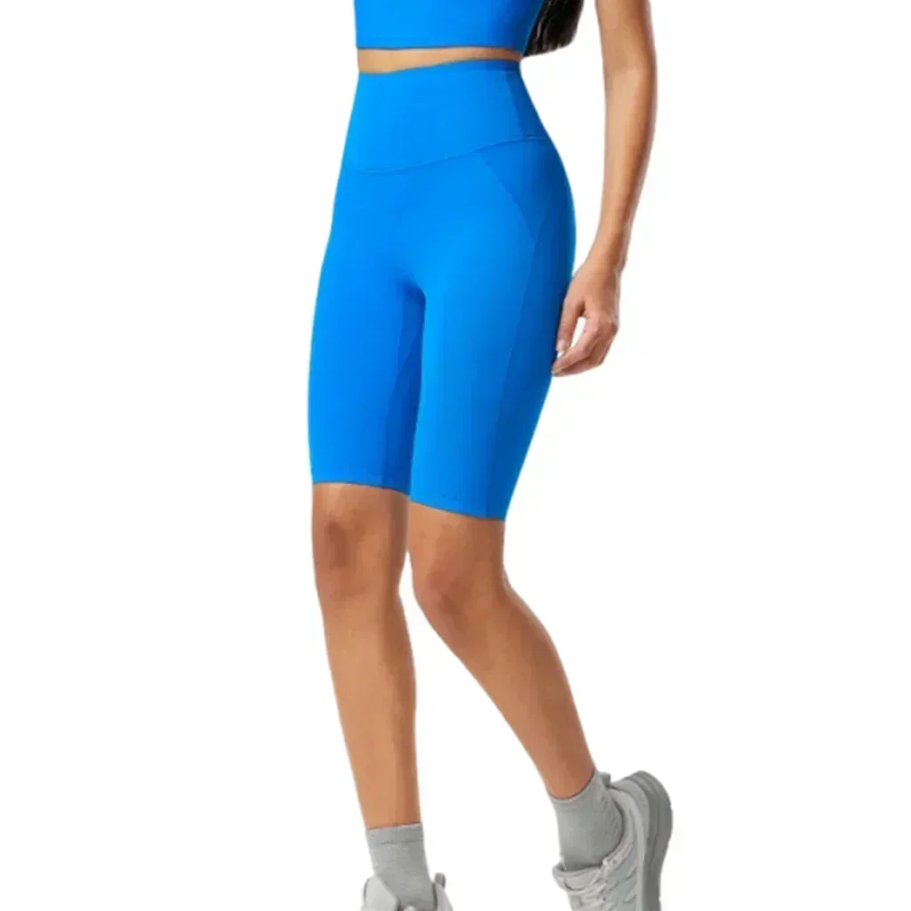 

Женские обтягивающие шорты Lemon Align с высокой талией, без видимых швов, для бега и фитнеса, 5-точечные брюки, утягивающие штаны для йоги с высокой талией