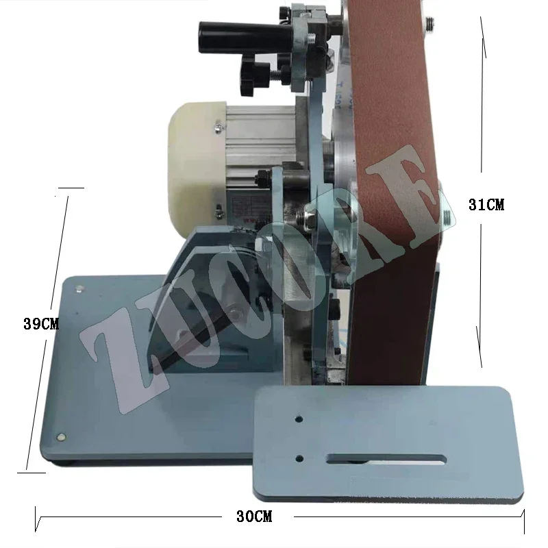 Двигатель 750 Вт, 915x50 мм, ременная точилка, полировщик, 220 В, вертикальная, горизонтальная, двойного назначения, электрическая ленточная шлифовальная машина, ремень
