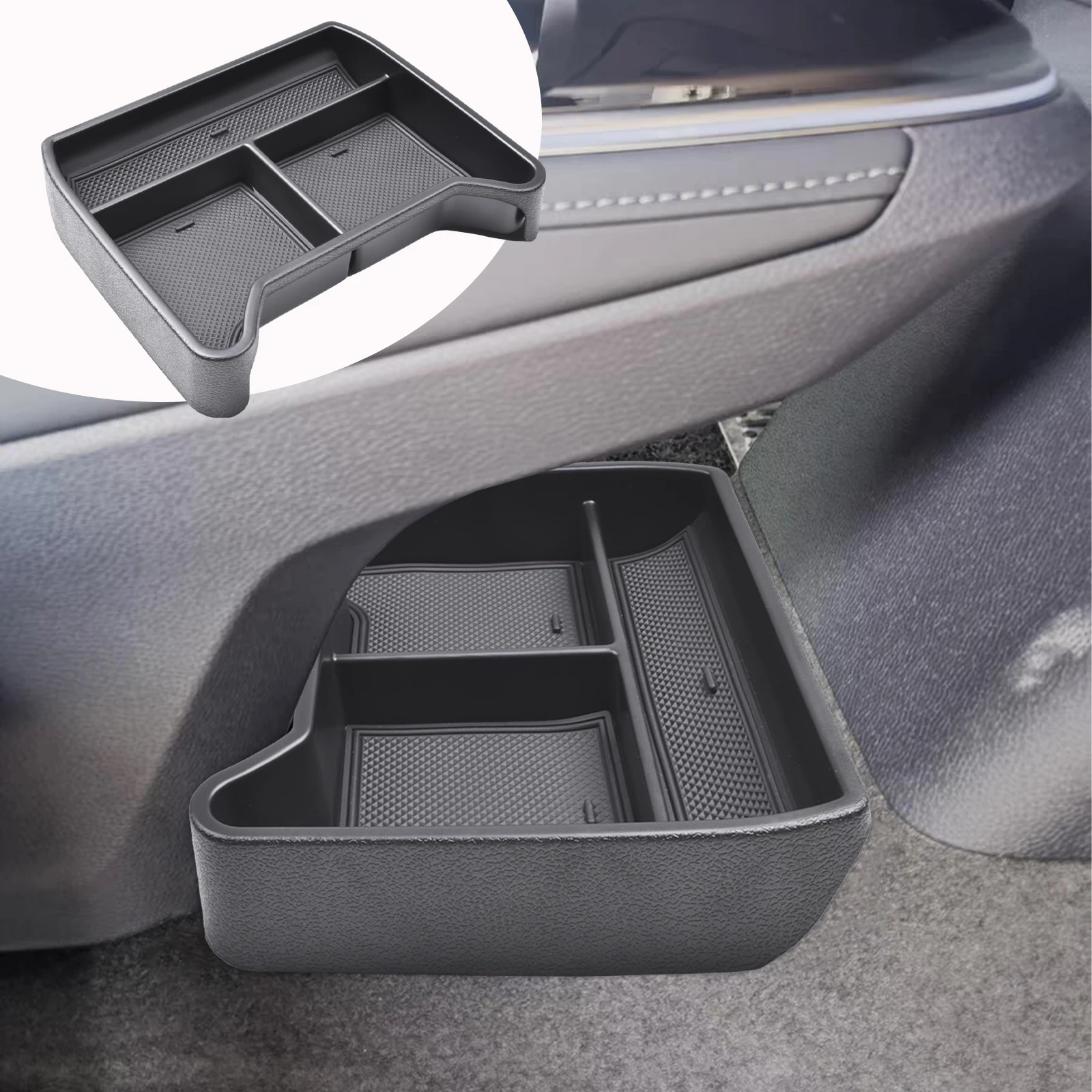 

Compatible For VW Volkswagen ID.4 ID4 GTX Crozz 2021 2022 2023 Storage Box Organizer Center Console Tray Interior Accessories