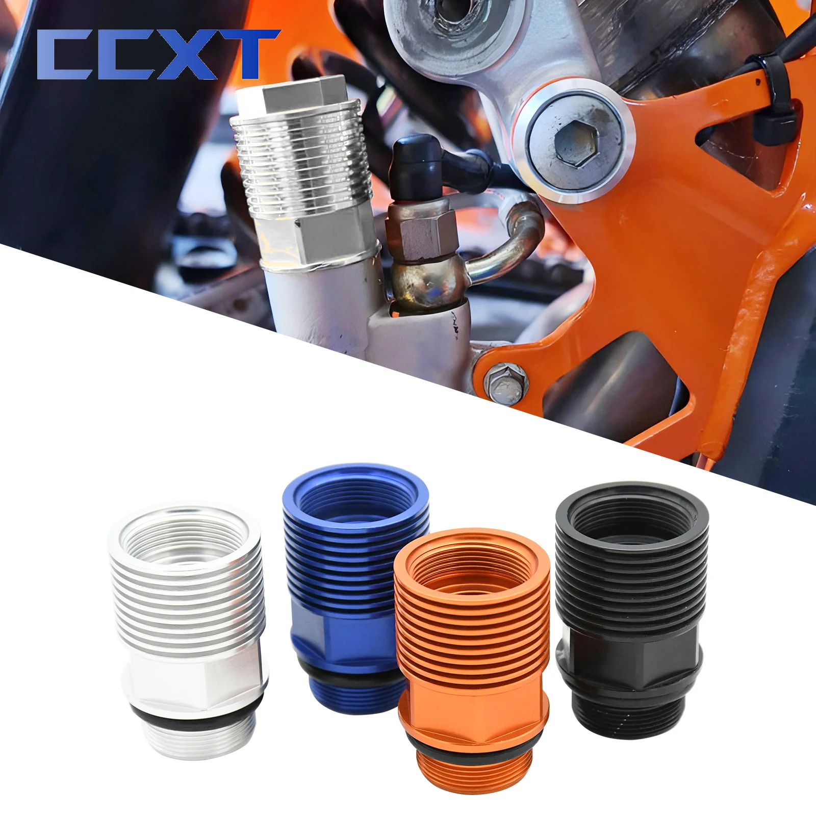 CNC Rear Brake Reservoir Extension Fluid Cylinder For KTM EXC EXCF SX SXF XC XCW XCW TPI Six Days 125 200 250 300 350 400 450