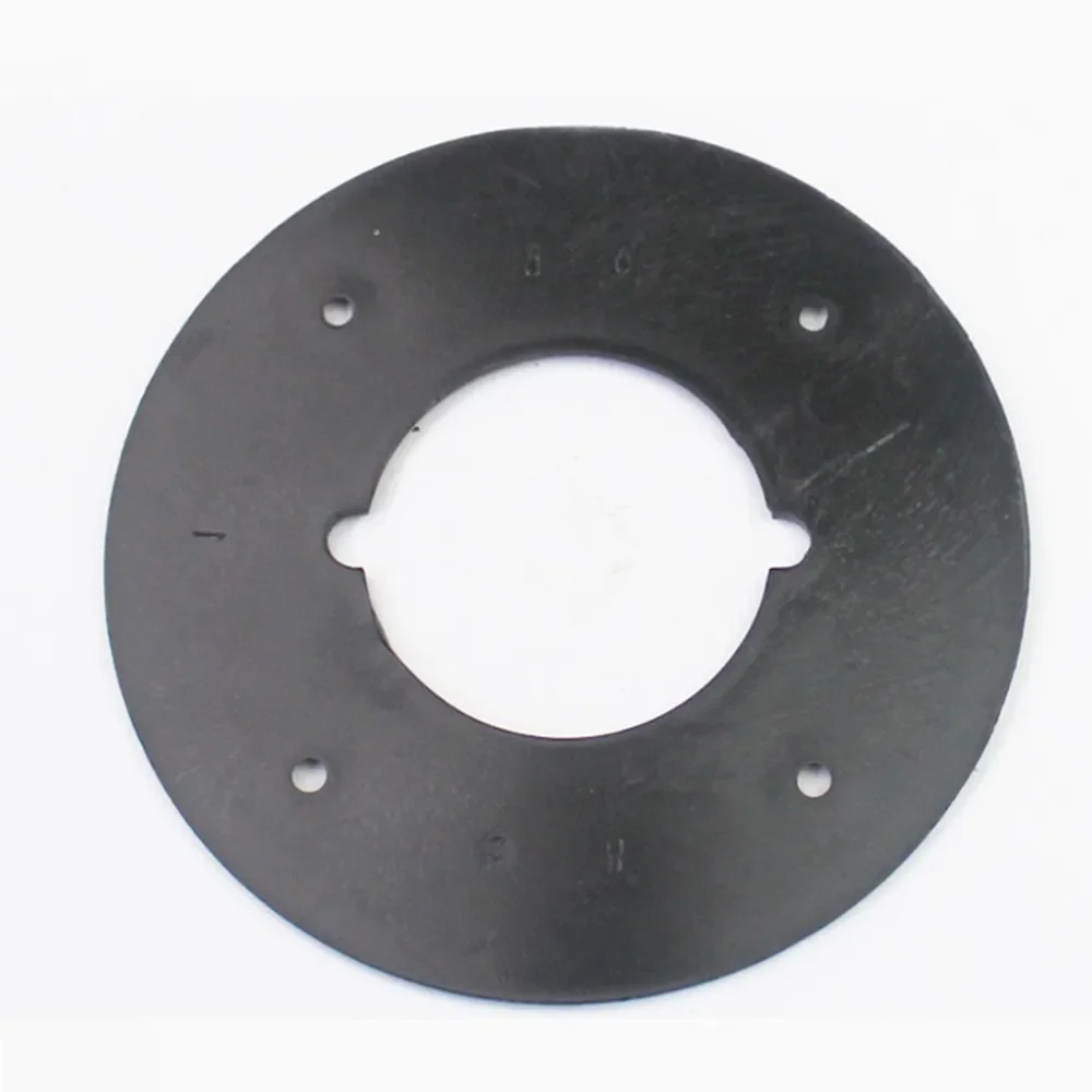 Imagem -02 - Placa Base Círculo Preto Forma Porão Base de Plástico Roteador Elétrico para 3612 3612c Roteador Escultura Ferramentas Acessórios Peças