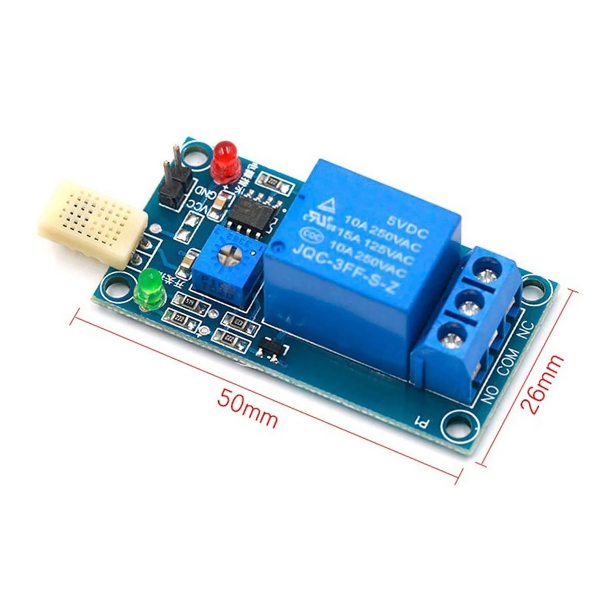 ABZV-Humidity Switch Module HR202 Humidity Switch Relay Module Humidity Sensor Controller DC5V Portable Module