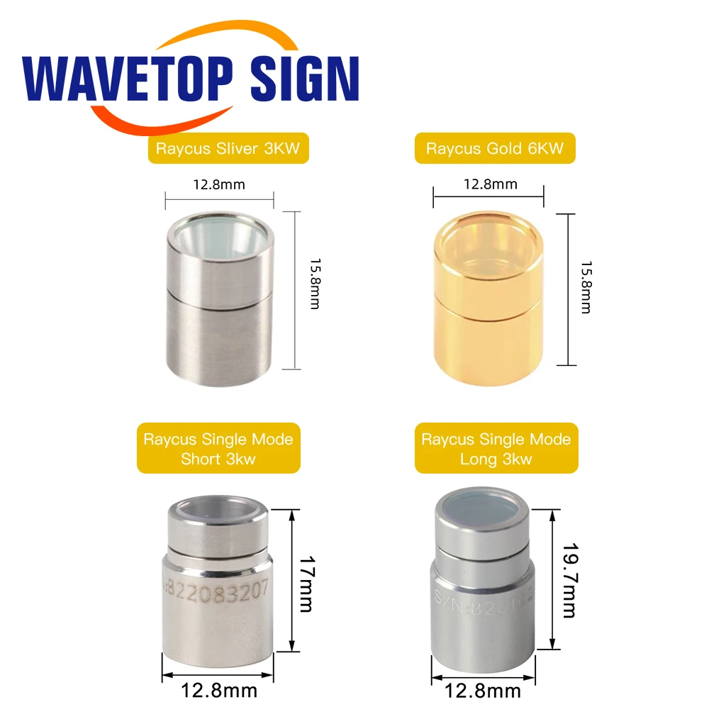 Imagem -04 - Wavetopsign-cabo Fonte Laser Conector de Saída Raycus Protetor Lens Group Qbh Janelas de Proteção 015kw