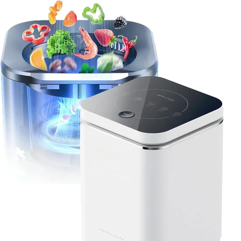 Electric Waste Food Cycler Recycling Machine Composting Bin for Kitchen Home