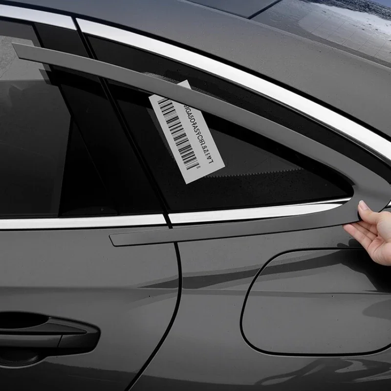 

For Geely Galaxy A7 Stainless Steel Window Trim Galaxy A7 Vader Modified Whole Car Blackened Appearance Parts