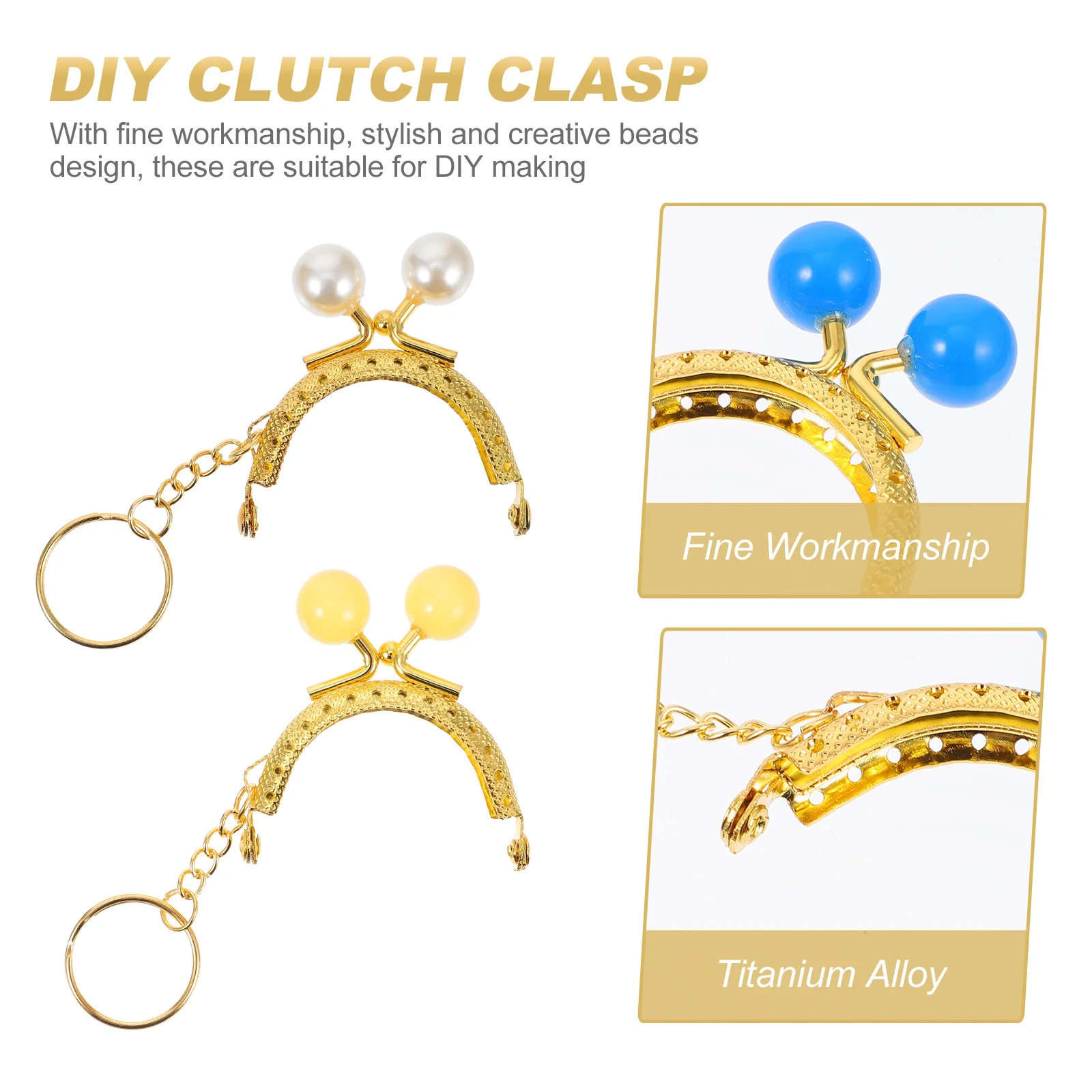 

9-шт. Рамка для конфет, застежка для сумки из титанового сплава, ретро-замок для кошелька, аксессуары для сумки «сделай сам», зажим для шитья отверстий