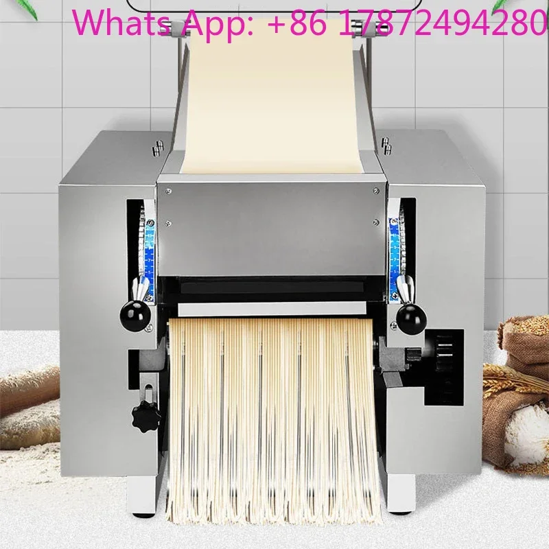 Noodle Machine Commercial Countertop Electric Pasta Roller Fully Automatic Compact Stainless Steel Dumpling  Maker