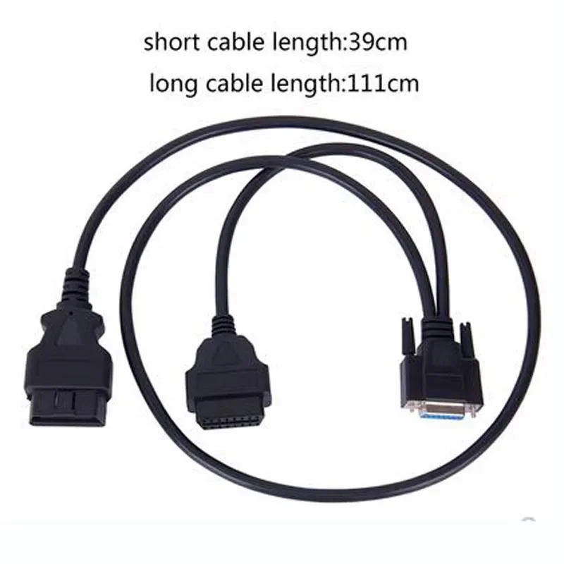 3 Type Hot Car Extenstion Cable OBD 2 OBD2 Male to DB15 Male OBDII OBD II Cable DB 15PIN Female Adapter Convert Plug