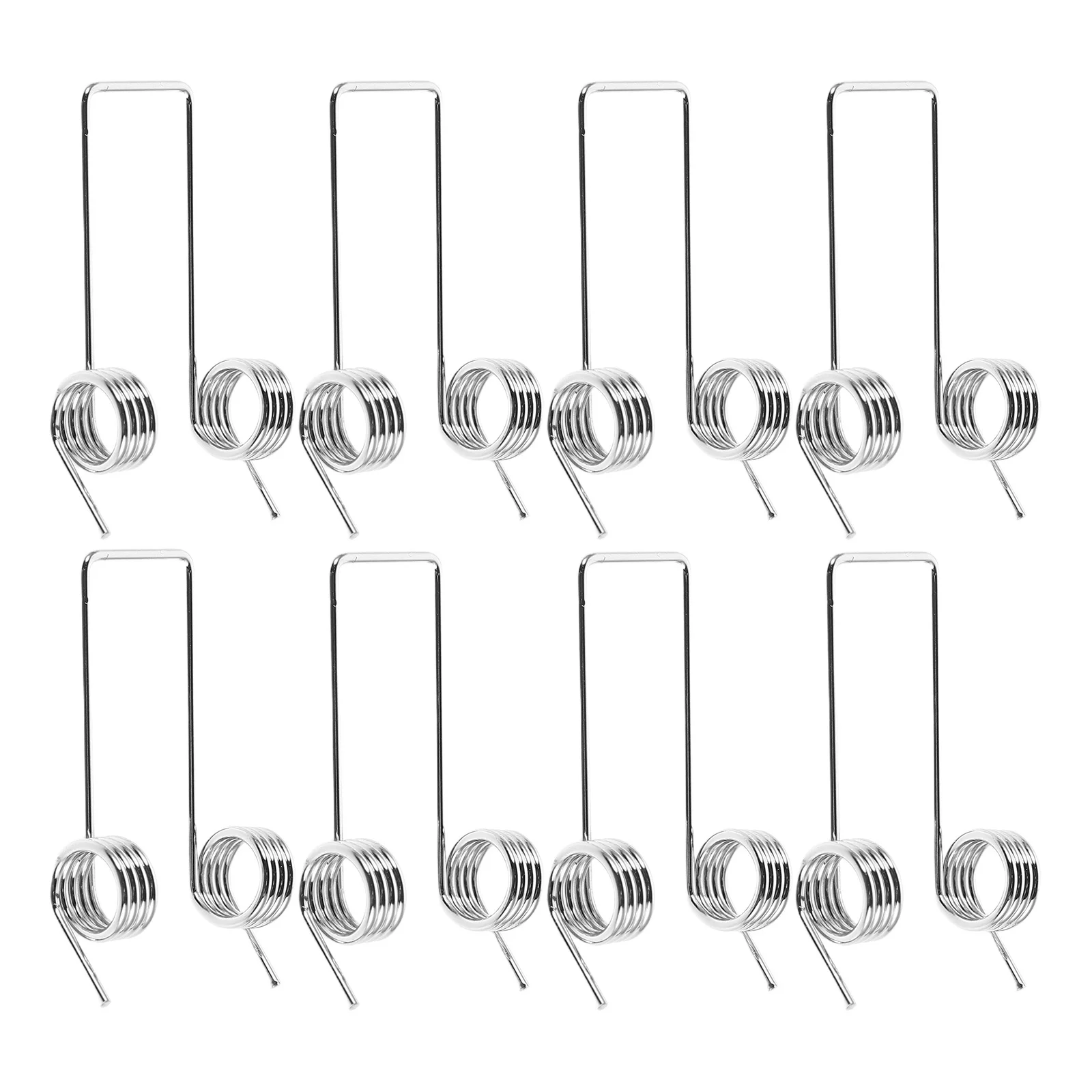 

8Pcs Flip Trash Can Lid Torsion Springs Stainless Steel Replacement V-Shape DIY Repair Home Office Maintenance Seamless Opening