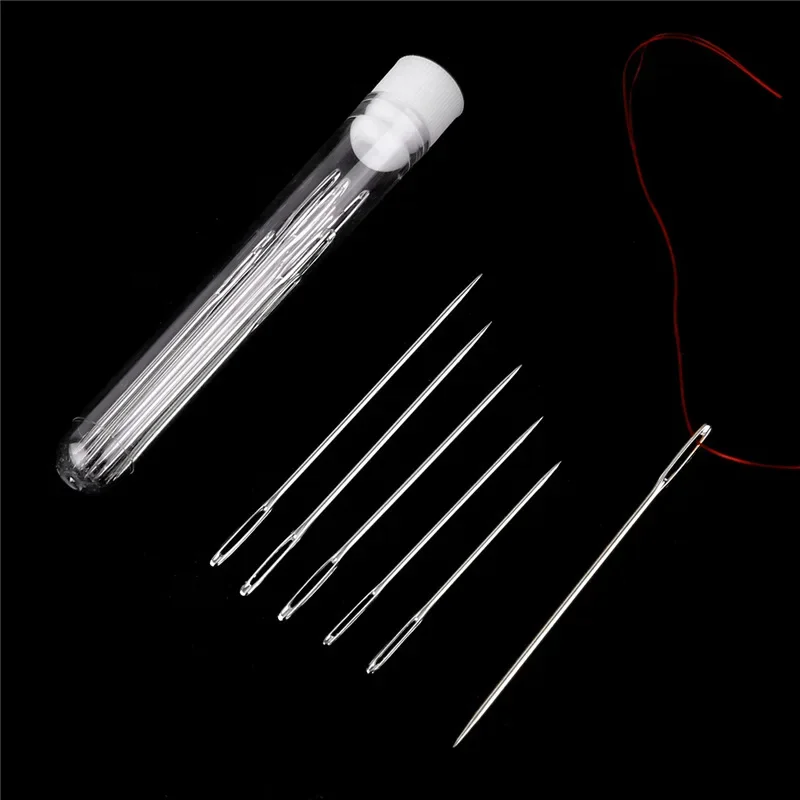 25Pcs/Lot Stainless Steel Beading Needles For Beads Threading String Jewelry Embroidery Bracelet Necklace Making Sewing Tools