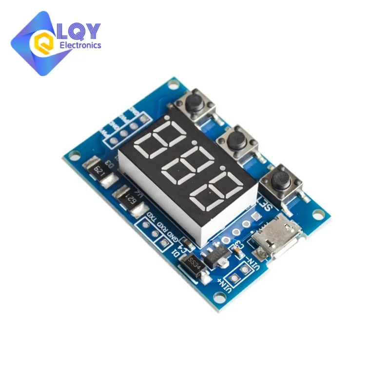 DC 5-30V Micro USB 5V Power Independent PWM Generator 2 Channel Dual Way Digital LED Duty Cycle Pulse Frequency Board Module