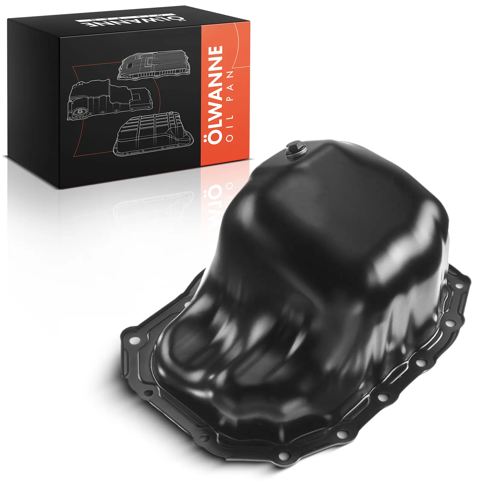 Frankberg 1x Oliecarter motoroliebak voor Citroën C1 Daihatsu Cuore 7 Sirion Peugeot 107 Toyota Aygo Yaris 1.0L 0301.N5 0301 N5